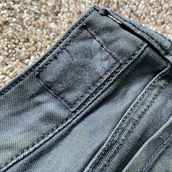 American Eagle Dark Camo Jeans Jegging Stretch Womens Size 2 - Picture 6 of 7